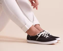 New Women's Champion Feat. Organic Cotton Sneaker Women Lace Ups