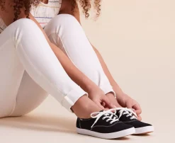 New Women's Champion Feat. Organic Cotton Sneaker Women Lace Ups
