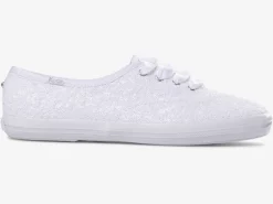 Hot Women's Champion Sequins Sneaker Women Lace Ups