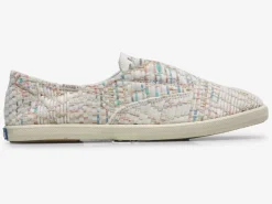 Discount Women's Chillax Textile Natural Weave Slip On Sneaker Women Slip Ons