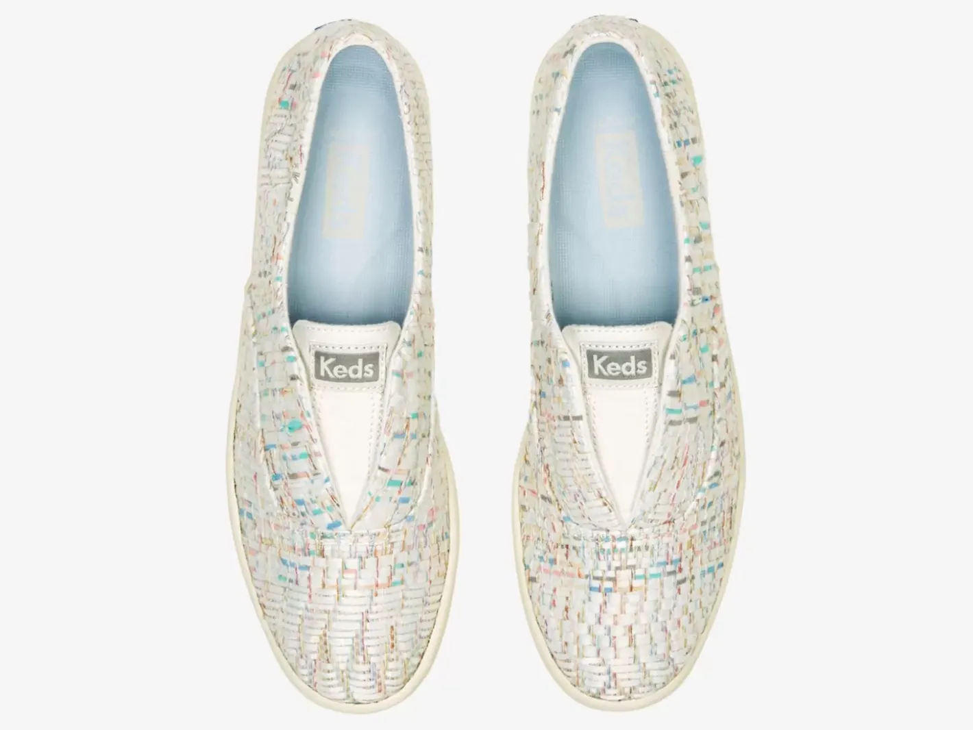 Discount Women's Chillax Textile Natural Weave Slip On Sneaker Women Slip Ons