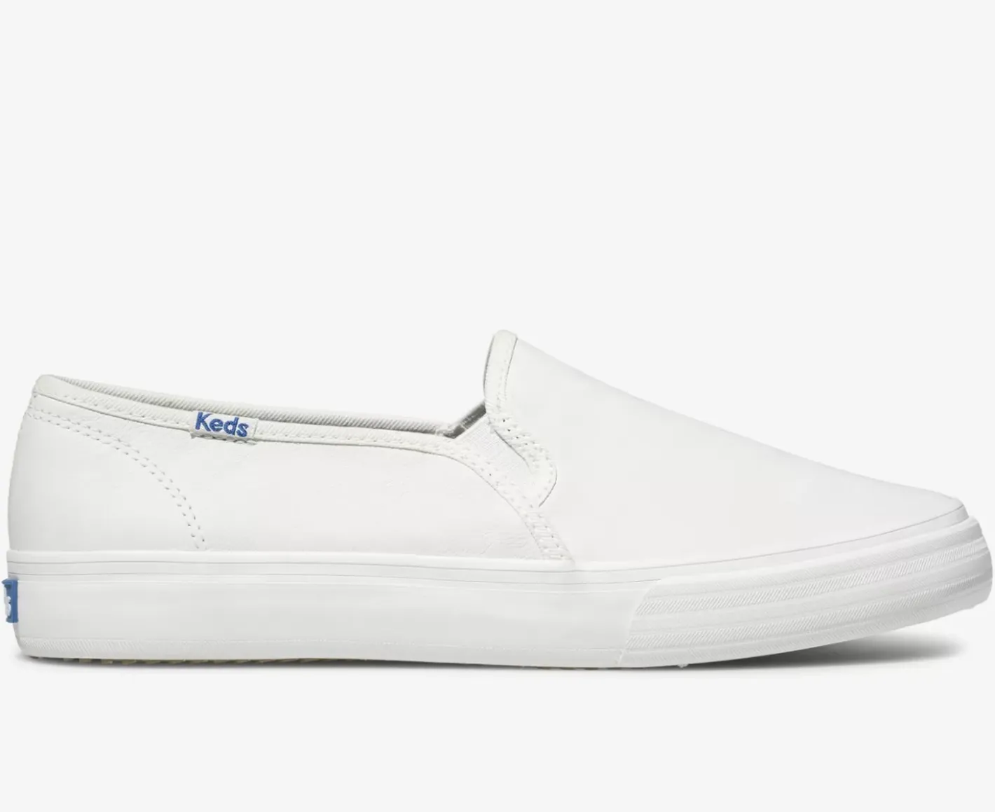 Women's Double Decker Leather Slip On Sneaker Women Leather