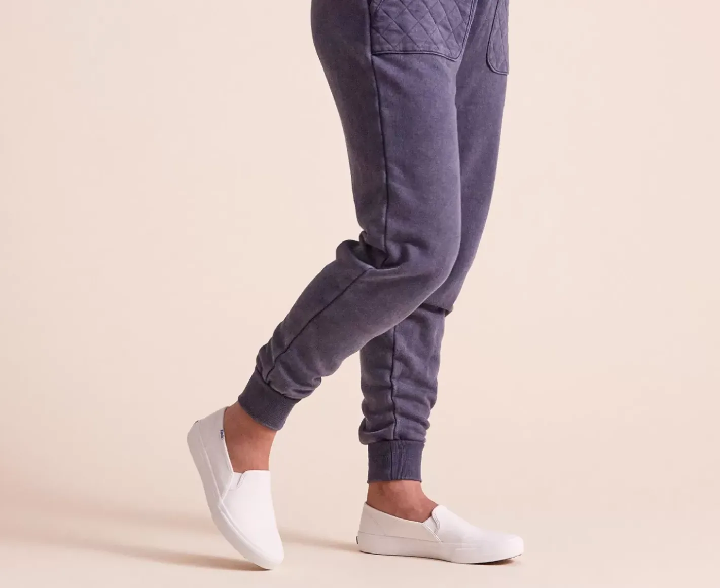 Women's Double Decker Leather Slip On Sneaker Women Leather