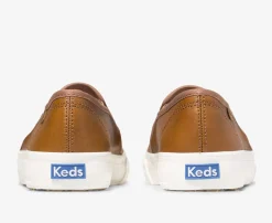 Sale Women's Double Decker Leather Slip On Sneaker Women Leather