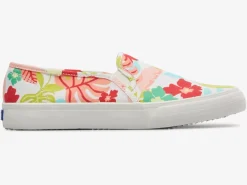 Best Women's Double Decker Tropical Print Slip On Sneaker Women Slip Ons