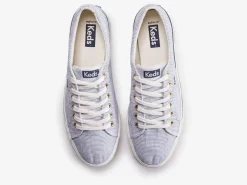 Sale Women's Jump Kick Duo Canvas Crosshatch Sneaker Women Platforms