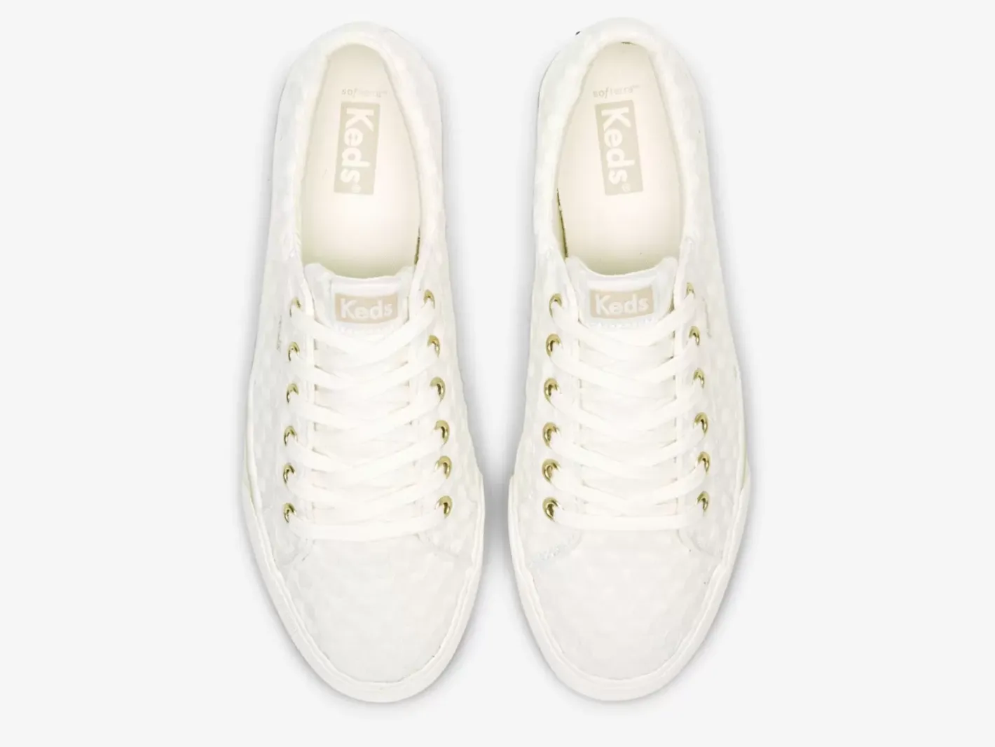 New Women's Jump Kick Duo Dot Eyelet Sneaker Women Platforms