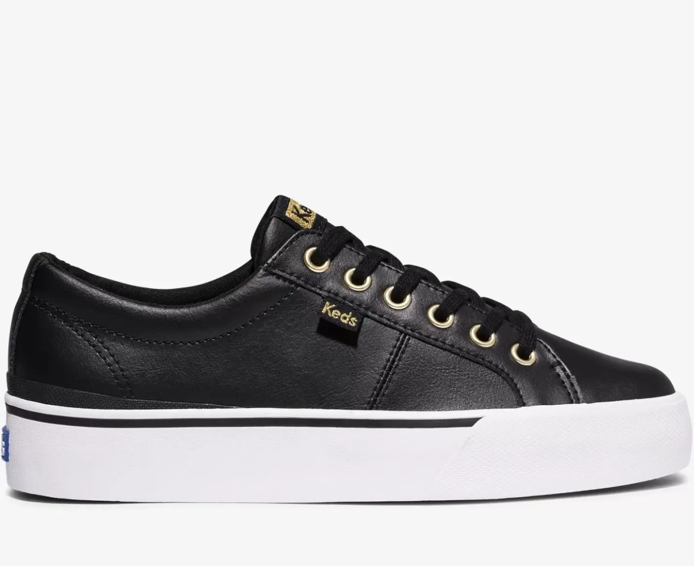 Outlet Women's Jump Kick Duo Leather Sneaker Women Platforms