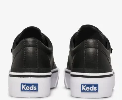 Outlet Women's Jump Kick Duo Leather Sneaker Women Platforms