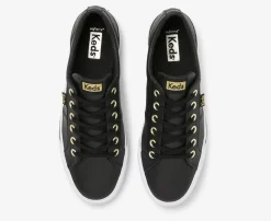 Outlet Women's Jump Kick Duo Leather Sneaker Women Platforms