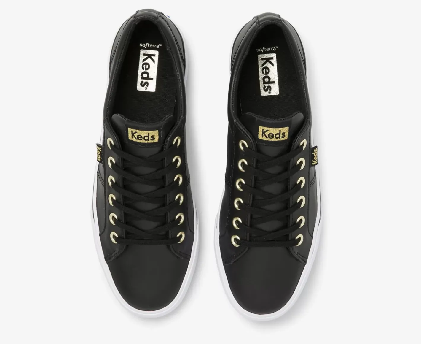 Outlet Women's Jump Kick Duo Leather Sneaker Women Platforms