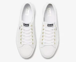 Clearance Women's Jump Kick Duo Leather Sneaker Women Platforms