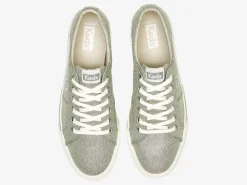 Online Women's Jump Kick Duo Textile Metallic Sneaker Women Platforms