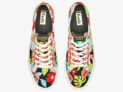 Hot Women's Jump Kick Duo Tropical Print Sneaker Women Platforms