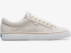 Sale Women's Jump Kick Linen Fleck Sneaker Women Lace Ups