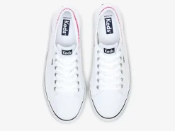 Best Women's Jump Kick Rib Knit Collar Sneaker Women Lace Ups