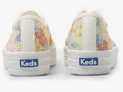 Outlet Women's X Rifle Paper Co. Triple Kick Mesh Margaux Women Platforms