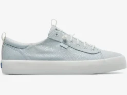 New Women's Kickback Canvas Dots Print Sneaker Women Slip Ons