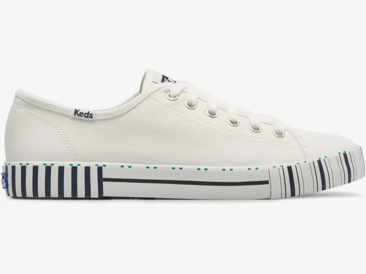 Hot Women's Kickstart Tennis Stripe Sneaker Women Lace Ups