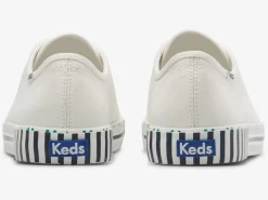 Hot Women's Kickstart Tennis Stripe Sneaker Women Lace Ups