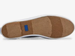 Hot Women's Triple Kick Mule Canvas Slip On Sneaker Women Platforms