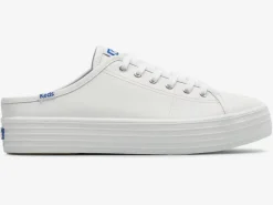 Discount Women's Triple Kick Mule Leather Slip On Sneaker Women Platforms