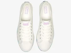 Hot Women's Triple Up Abstract Floral Foxing Sneaker Women Platforms