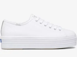 Hot Women's Triple Up Canvas Sneaker Women Platforms
