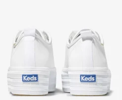 Discount Women's Triple Up Leather Sneaker Women Platforms