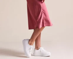 Discount Women's Triple Up Leather Sneaker Women Platforms
